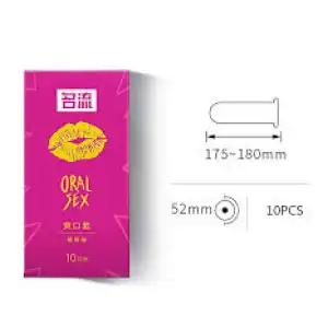 CAJITA X 10 CONDONES FEMENINOS ORAL SEX PRESERVATIVO ESQUI miniatura 7